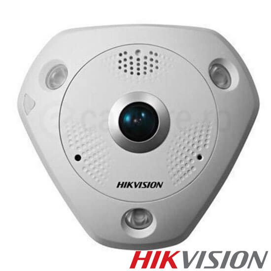 Camera IP Fisheye, Interior, 12 MP, IR 15m, POE, Slot Card - HikVision DS-2CD63C2F-IVS